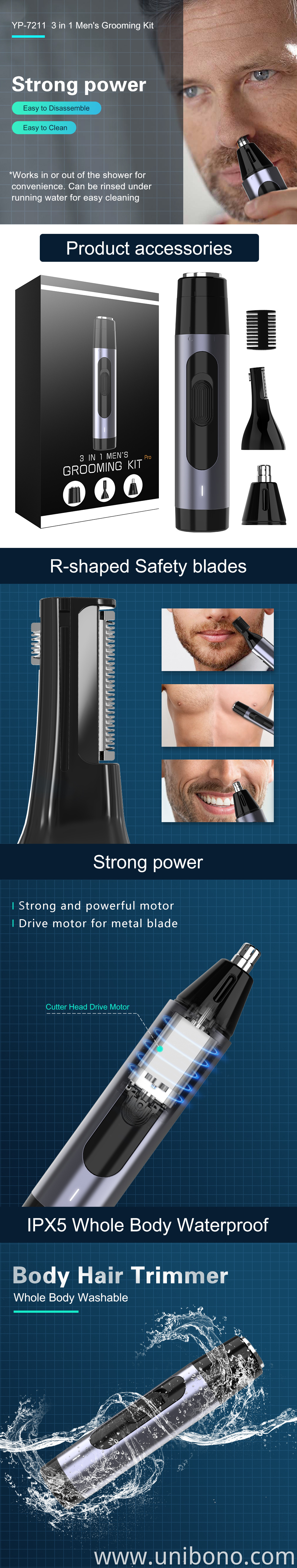 Original professional black rotary usb charging electric shaver razors portable travel mini shaver for men